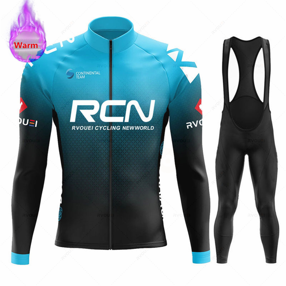 Cycling Gear Brands - Rvouei Team Winter Thermal Fleece Cycling