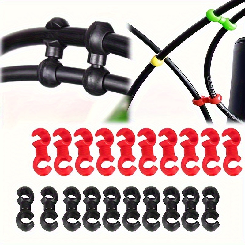 Cycling Gear Organiser - Bike Cable Clips Organizer Set, High-Index