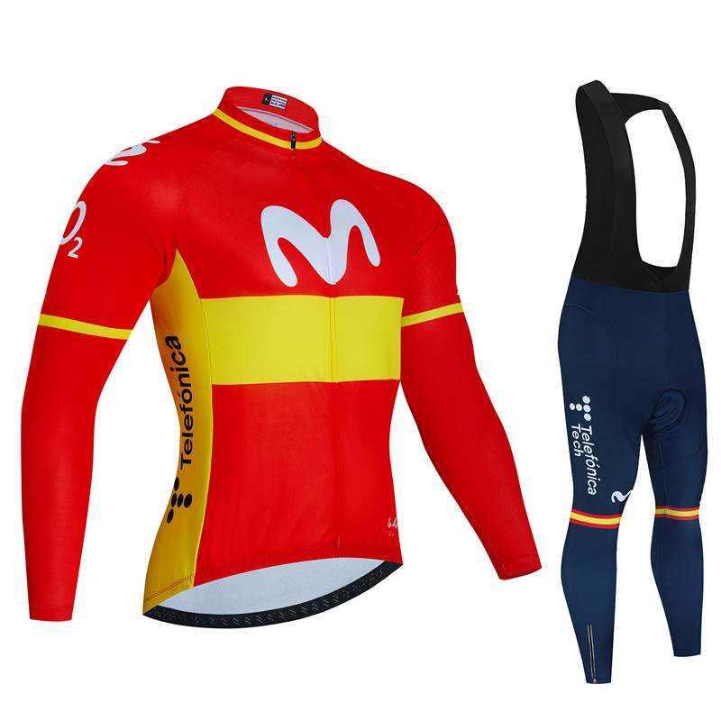 Spain Movistar Autumn Long Sle - Cycling Gear Brands recension och pris