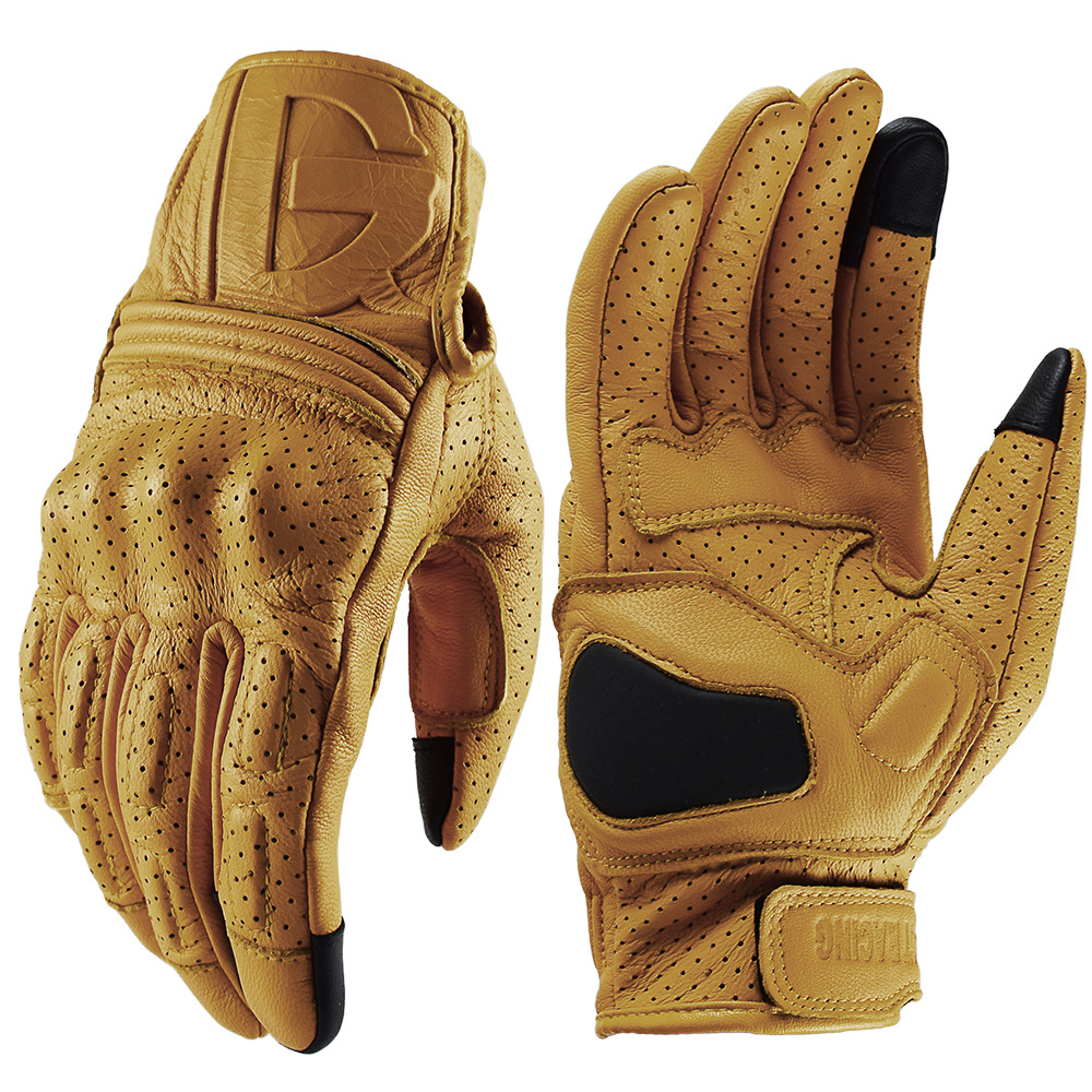 Vintage Motorcycle Leather Glo - Yellow Cycling Gear recension och pris