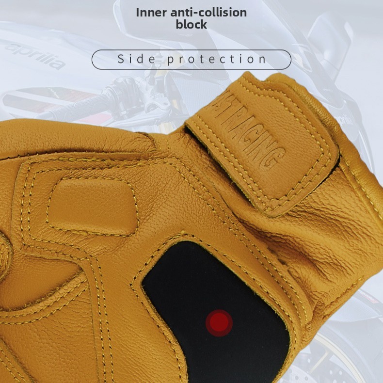 Vintage Motorcycle Leather Glo - Yellow Cycling Gear recension och pris