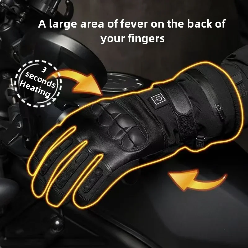 Heated Motorcycle Gloves for M - Cycling Heat Gear recension och pris