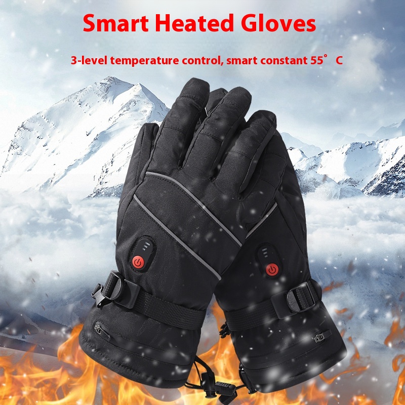 Touchscreen Heating Gloves Out - Cycling Heat Gear recension och pris