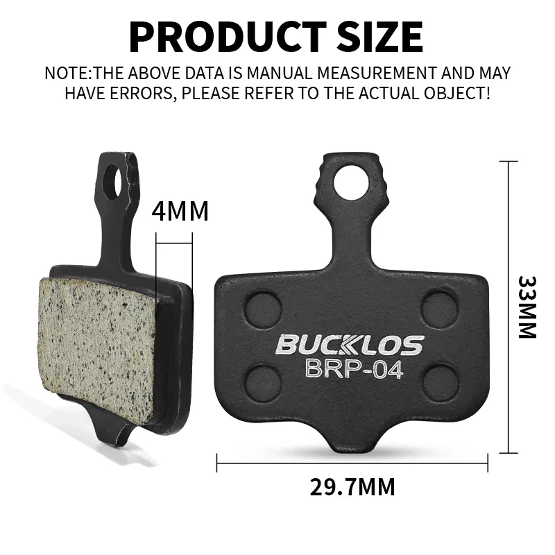 BUCKLOS Resin Disc Brake Pad F - Ykyw Cycling Gear recension och pris