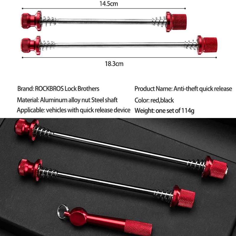 ROCKBROS Bike Quick Release Bi - Quick Release Skewer recension och pris