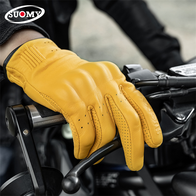 Sheepskin Breathable Motorcycl - Yellow Cycling Gear recension och pris
