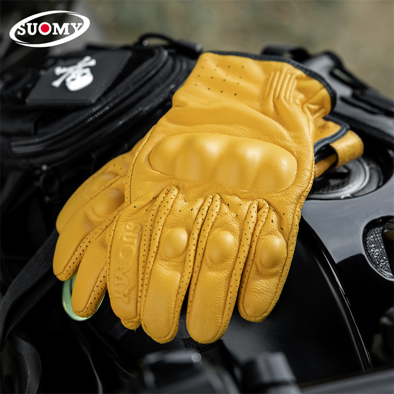 Sheepskin Breathable Motorcycl - Yellow Cycling Gear recension och pris