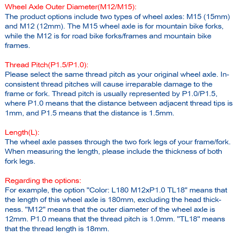 Thru Axle Skewers For MTB Road - Quick Release Skewer recension och pris