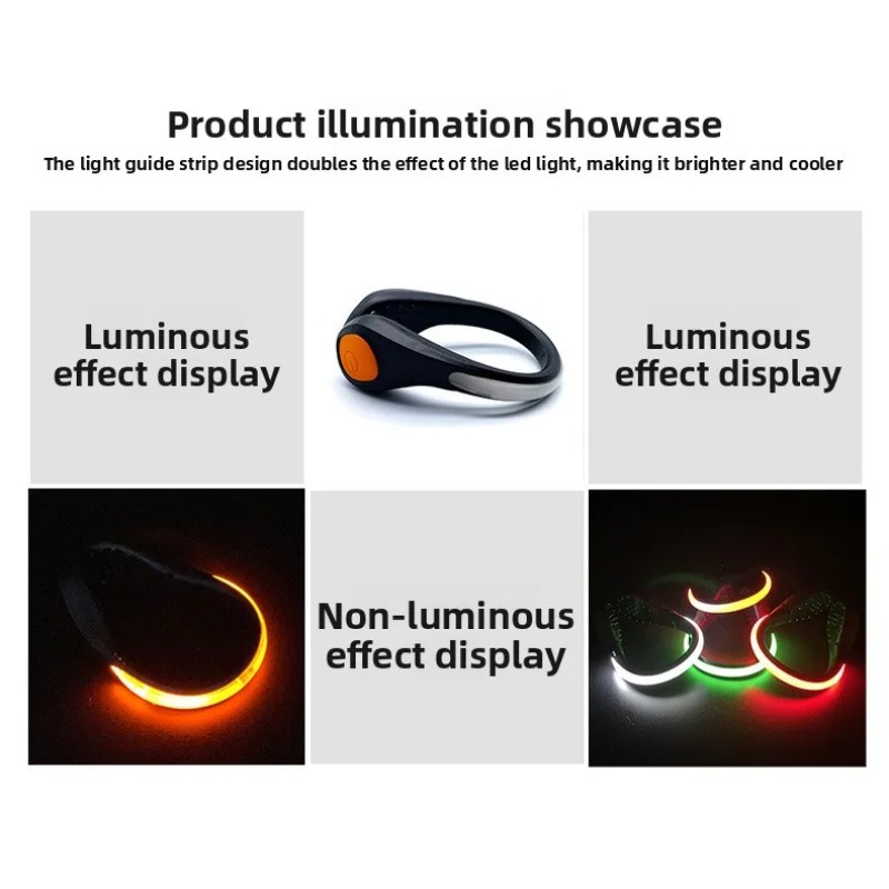 New Luminous Shoe Clip Light L - Cycling Gear And Equipment recension och pris