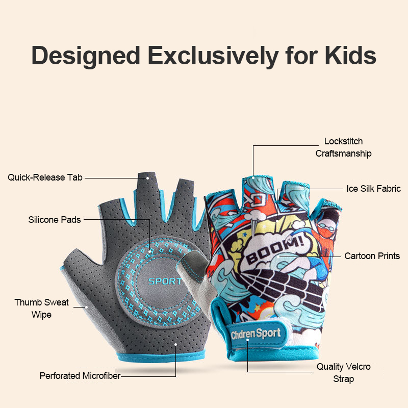 Kids Cycling Gloves Cartoon St - Cycling Gear Kids recension och pris
