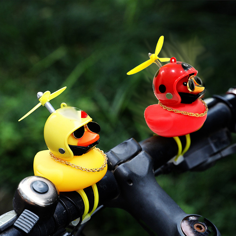 Cute Rubber Duck Bicycle Handl - Yellow Cycling Gear recension och pris