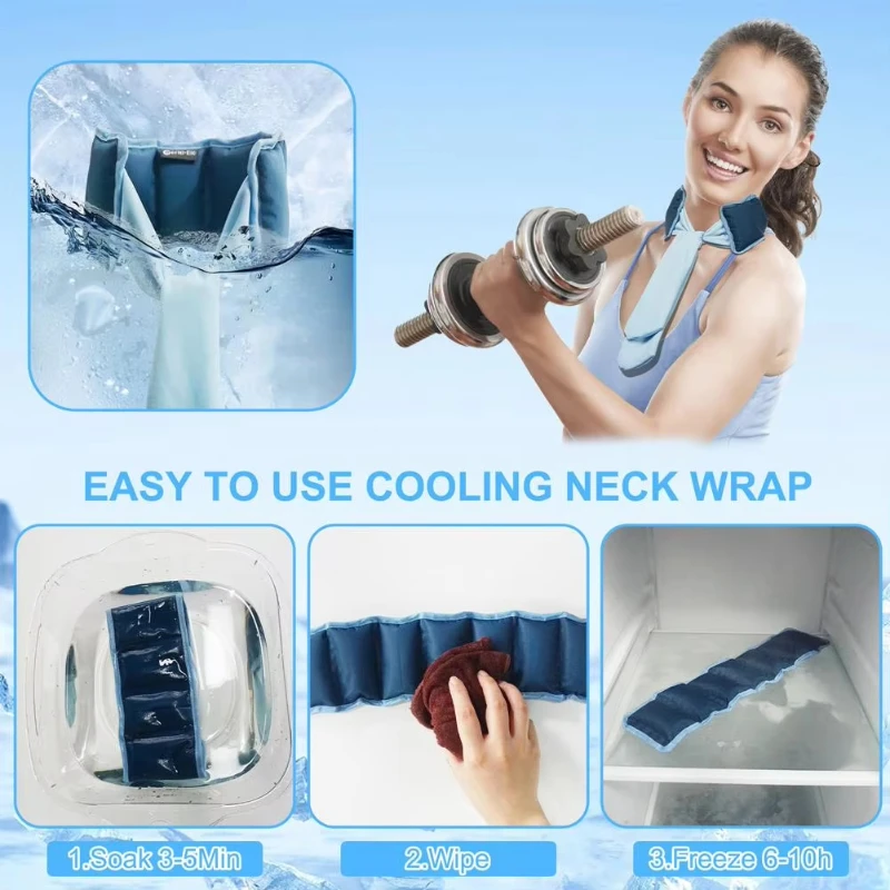 Cooling Ice Scarf for Neck Col - Cycling Heat Gear recension och pris