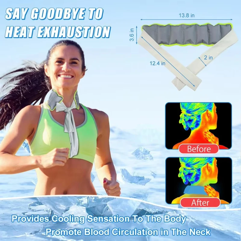 Cooling Ice Scarf for Neck Col - Cycling Heat Gear recension och pris