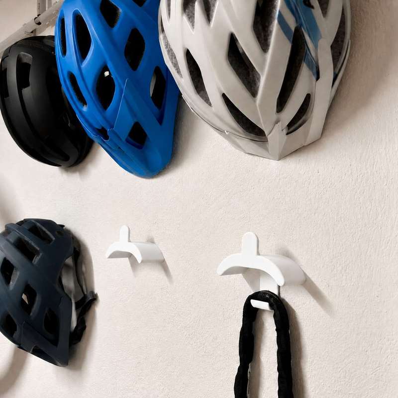 Wall Mount Bike Helmet Storage - Cycling Gear Organiser recension och pris