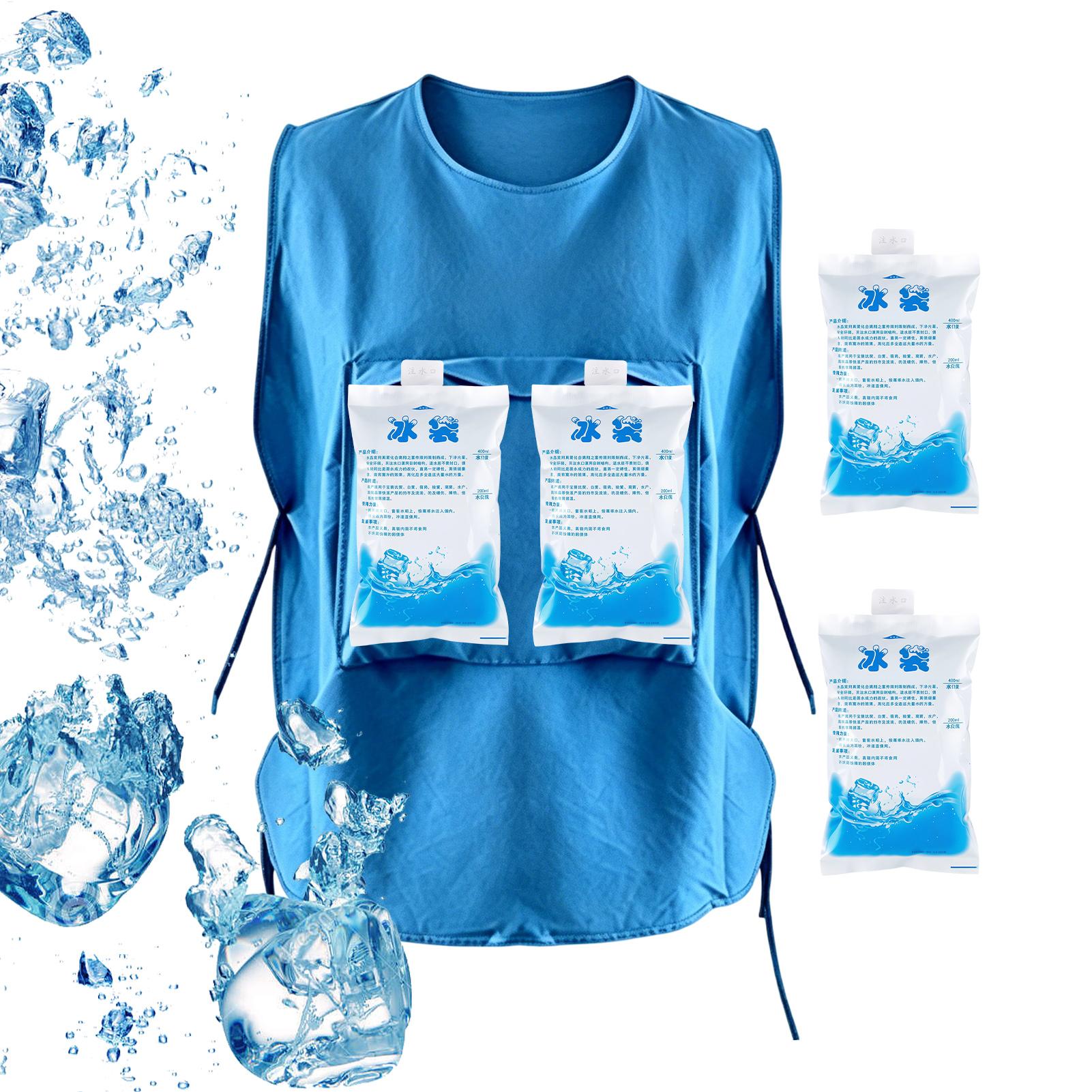 4 Gel Ice Packs Cooling Vest R - Cycling Heat Gear recension och pris
