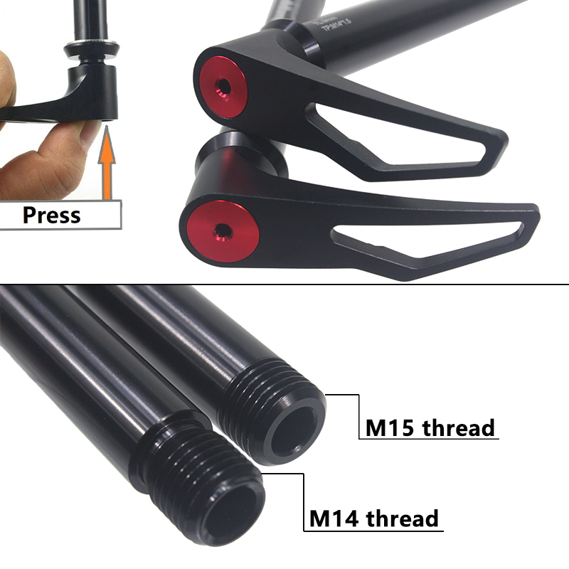 HEPPE Bicycle Thru Axle Front  - Quick Release Skewer recension och pris
