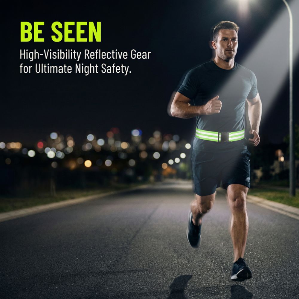 2PCS Stretchable Reflective Be - Yellow Cycling Gear recension och pris