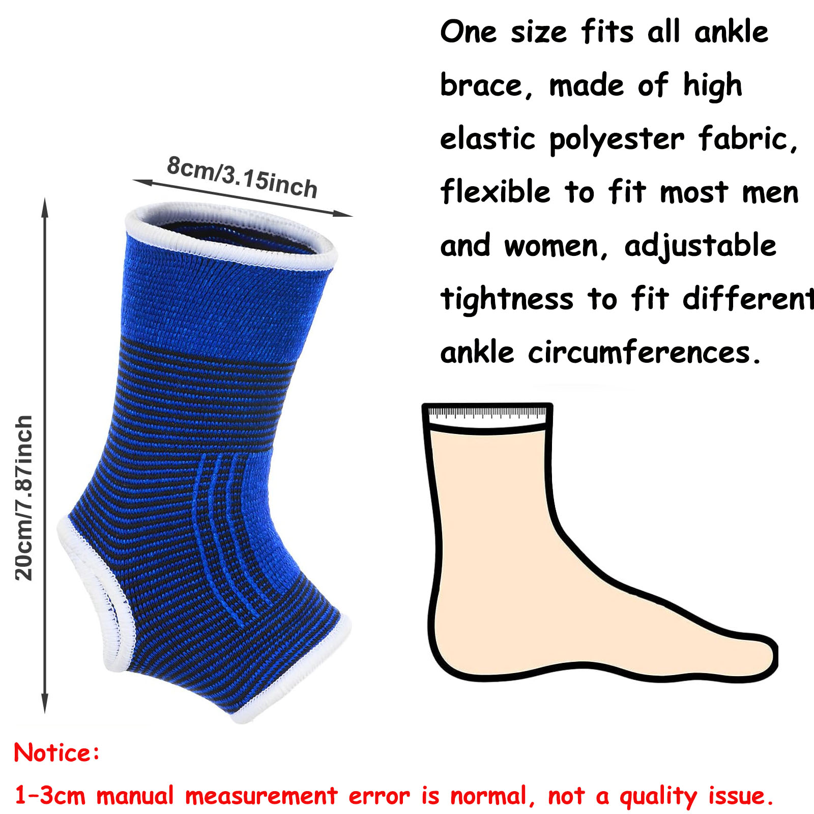 1 Pair of One Size Elastic Bre - Cycling Gear Used recension och pris