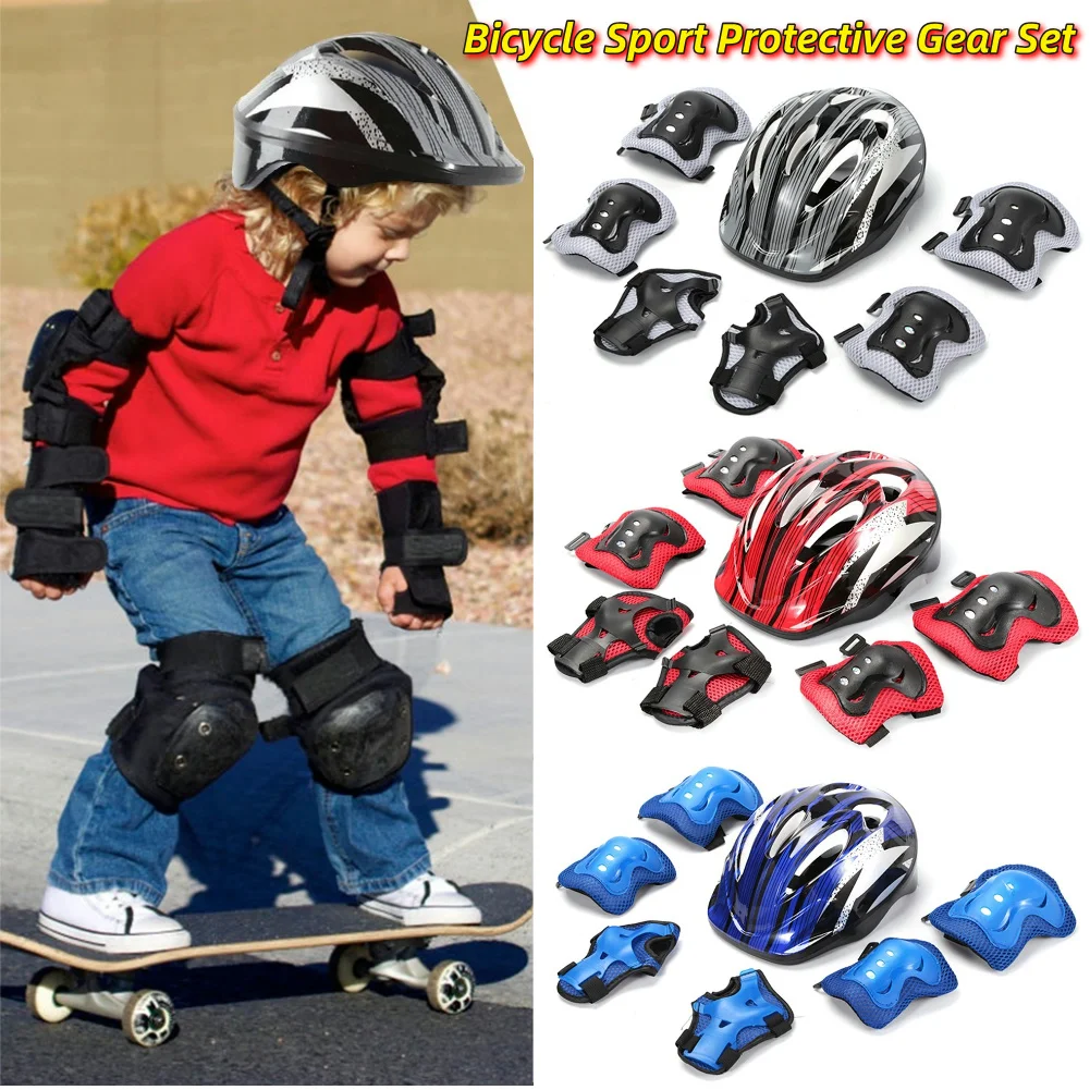 7Pcs Bicycle Sport Protective  - Cycling Gear Kids recension och pris