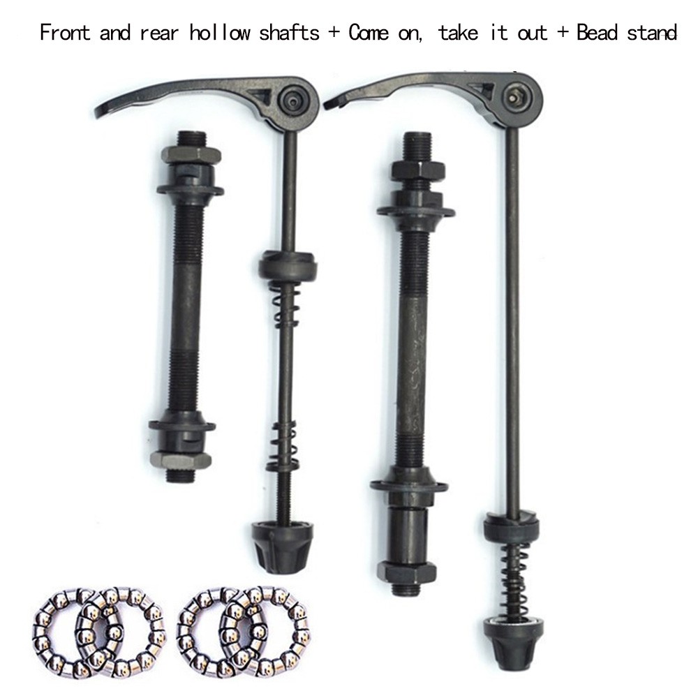 1 Set MTB Bike Axle Front Rear - Quick Release Skewer recension och pris
