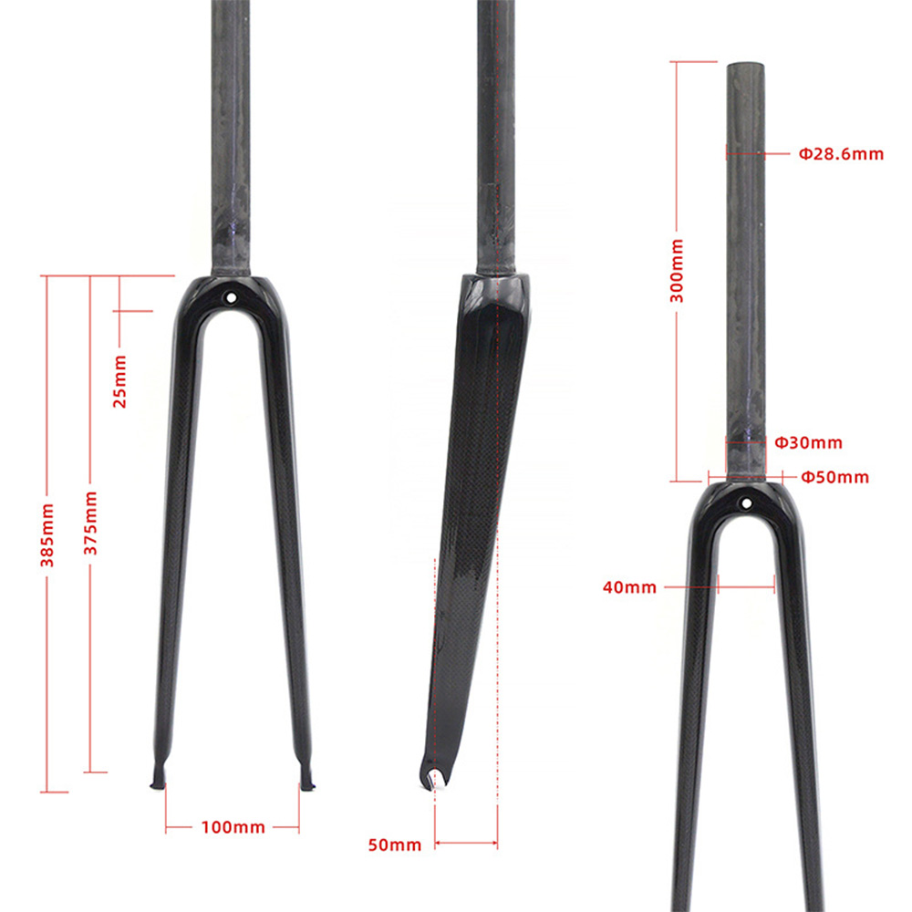 650C Full Carbon Rigid Front F - Cycling Gear And Equipment recension och pris